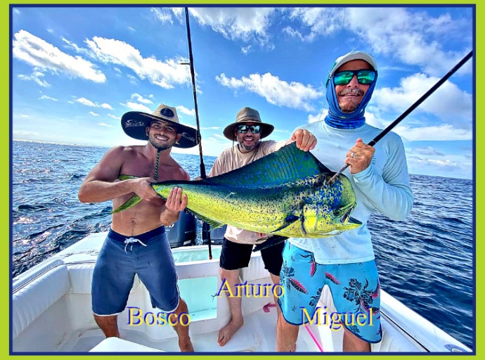 Perfect conditions for Dorado, Sailfish and Blue Marlin